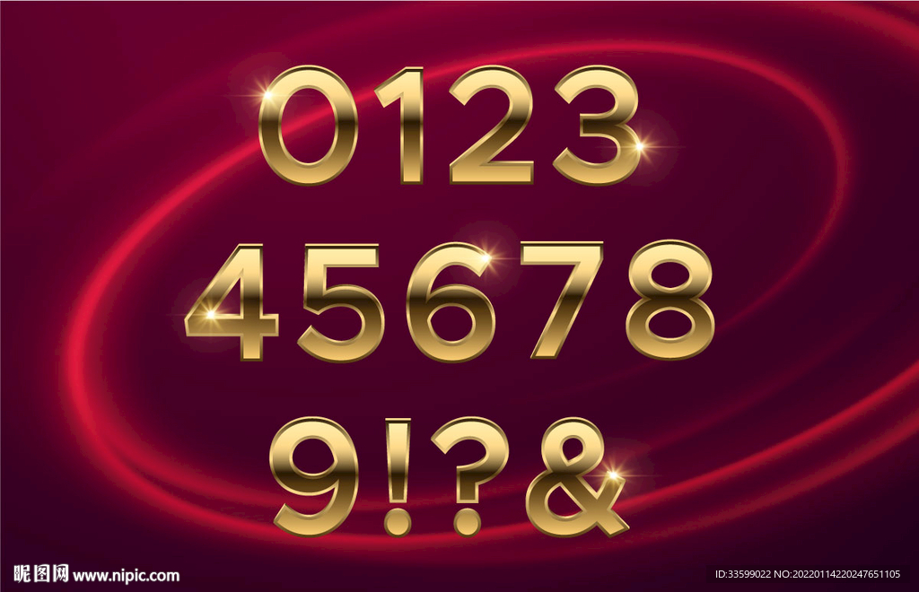 金屬數字字體設計圖在廣告設計中的應用與價值